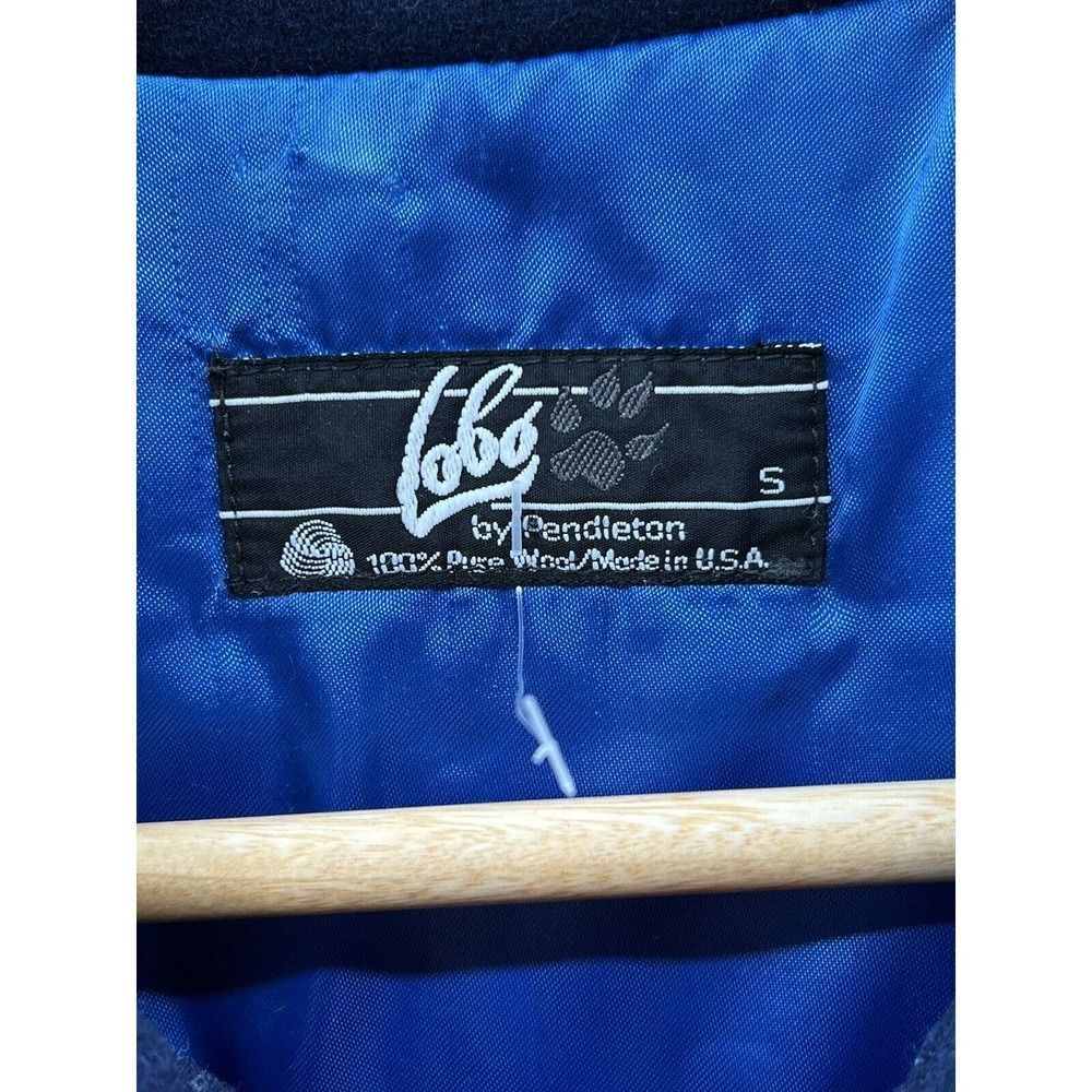 Lobo By Pendleton Wool Red Bomber Field Sport Jacket Men’s Size Small USA Made - Picture 3 of 3